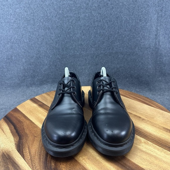 DOC DR. MARTENS 1461 Mono Smooth Black Leather Oxford Shoes Mens 5 Womens 6 - Picture 3 of 12